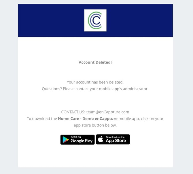 account deleted Zoom_Workplace